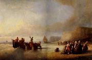 Delacroix Auguste Depart pour la peche oil painting reproduction